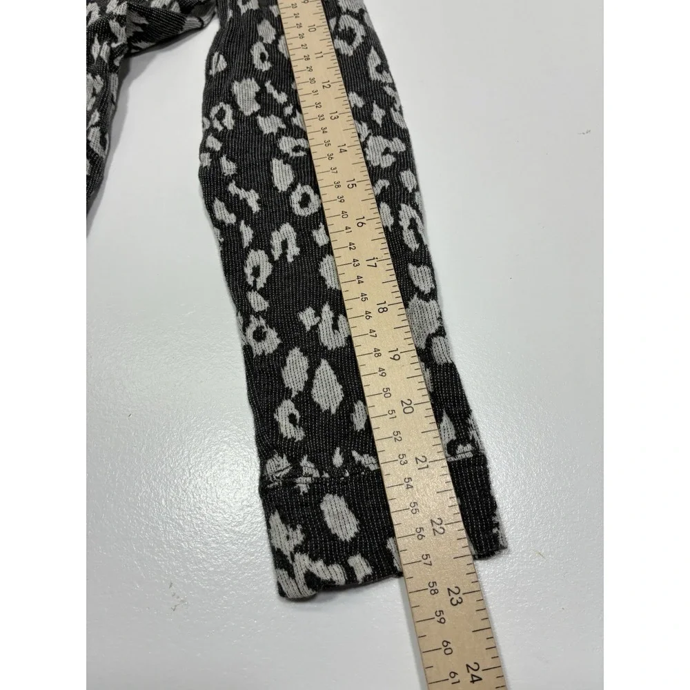 Allsaints Women Animal‎ Print Sweater Long Sleeve Size 4 Crewneck Casual Office
